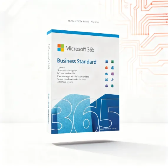 Microsoft 365 Business Standard | Full Office Suite, Teams, Exchange, 1TB OneDrive | Annual License for Up to 300 Users