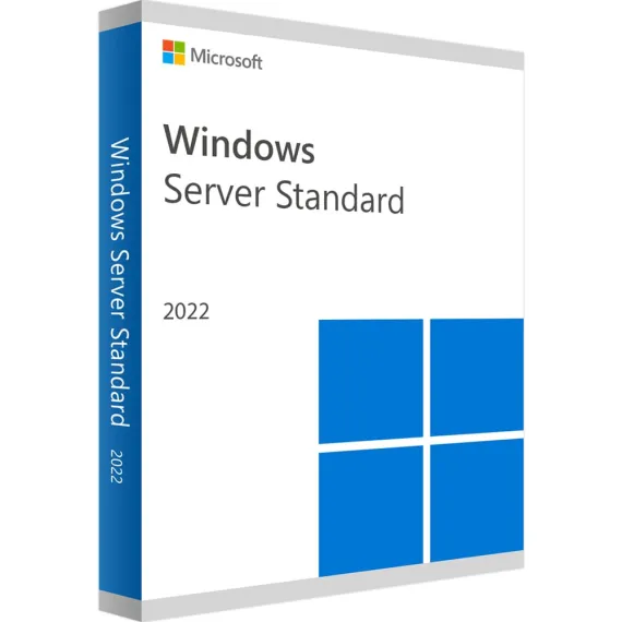 Windows Server 2022 Standard 16 Cores, Server Licensing: 16